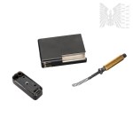 Dunhill Gas Lighter in a Black Metal Case