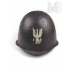 PRL/LWP - Model 50 Helmet with Painted Land Forces Eagle, Polish People