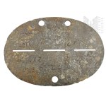 COPY - Third Reich - Waffen-SS Lettland Dog Tag, Latvian Volunteers