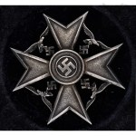 [800 SILVER] Third Reich - REPLICA of the Silver Cross of Spain Medal in a Box