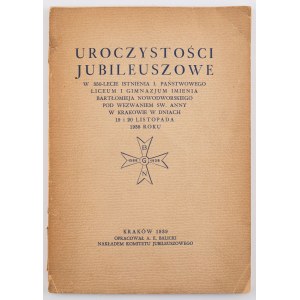 UROCZYSTOŚCI JUBILEUSZOWE