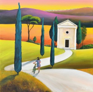 Luiza LOS-PŁAWSZEWSKA (ur. 1963), W stronę Val D'Orcia, z cyklu: 