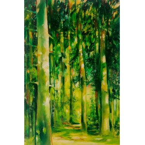 Aleksandra ADAMCZAK (née en 1980), Un coin de forêt, 2026