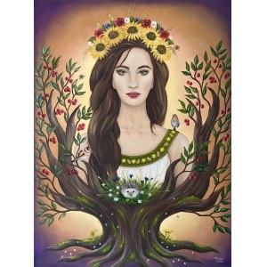 Patrycja RUDNIK (ur. 1984), Lady Summer, z cyklu: „Cztery Pory Roku, 2023