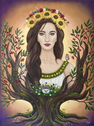 Patrycja RUDNIK (ur. 1984), Lady Summer, z cyklu: „Cztery Pory Roku