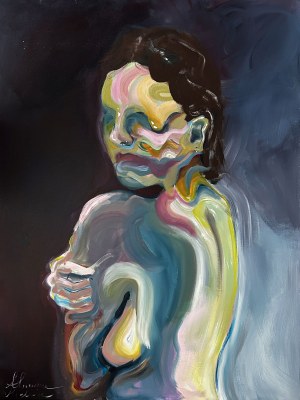 Adrianna MIELNIK (ur. 2001), Nieistniejący autoportret, 2024