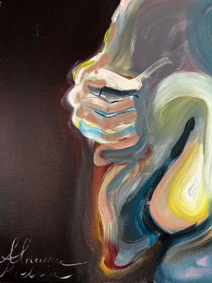 Adrianna MIELNIK (ur. 2001), Nieistniejący autoportret, 2024