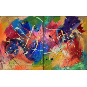 Kate VERRO /KATARZYNA ŁOGIŃSKA/ (b. 1982), Flashes, diptych, 2026