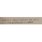 Filip Łoziński (ur. 1986, Kraków), Więcej jest nędzy na dole niż miłosierdzia w górze, 2026