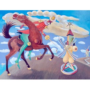 Czesław Tumielewicz, „Don Quijote greift an“ (Großformat),
