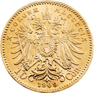 Franz Joseph I., 10 Kronen 1909, Vienna