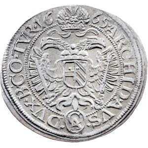 Leopold I., 3 Kreuzer 1665, CA, Vienna