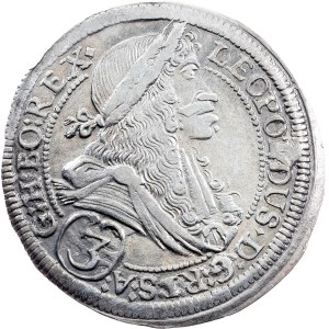 Leopold I., 3 Kreuzer 1697, IA, Graz