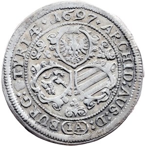 Leopold I., 3 Kreuzer 1697, IA, Graz