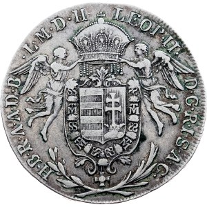 Leopold II., 1/2 Thaler 1791, A, Vienna