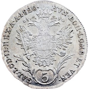 Franz I. (II.), 5 Kreuzer 1820, A, Wien