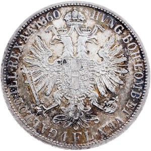 Franz Joseph I., 1 Gulden 1860, A, Vienna