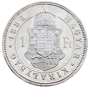 Franz Joseph I., 1 Forint 1883, KB, Kremnitz