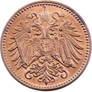 Franz Joseph I., 1 Heller 1901, Vienna