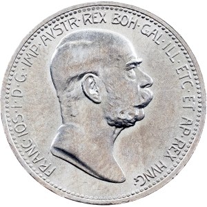 Franz Joseph I., 1 Krone 1908, Vienna