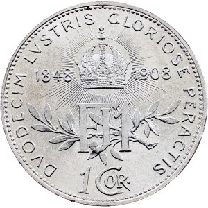 Franz Joseph I., 1 Krone 1908, Vienna