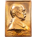 Wilhelm II., Plaque ND (1898), B. H. Mayer, Pforzheim (Germany)