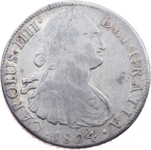 Charles IV., 8 Reales 1804, TH, Mexico