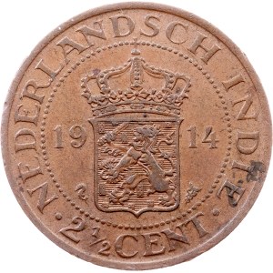 Wilhelmina, 2 1/2 Centss 1914, Utrecht