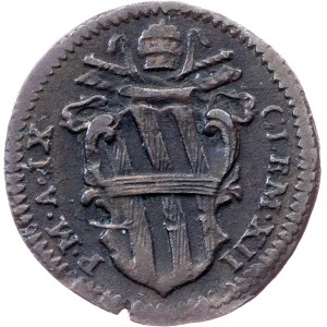 Klemens XII, 1 quattrino, 1738 r.