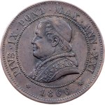 Pius IX., 4 Soldi 1866, Rome