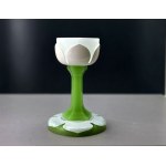 Art Deco - A Rare Opal-Uranium Glass Goblet - 1930s