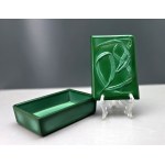 Malachite Glass Box - Curt Schlevogt - Second Half of the 20th Century