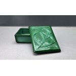 Malachite Glass Box - Curt Schlevogt - Second Half of the 20th Century