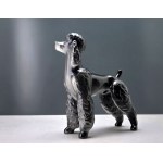 Porcelain poodle figurine - Hollóháza - 1960s