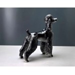 Porcelain poodle figurine - Hollóháza - 1960s