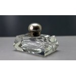 ART DECO - Large crystal desk inkwell from the 1930s