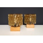 A pair of table lamps - VINTAGE PRL - 1960s/1970s