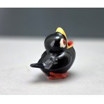 Art Deco - Porcelain toothpick holder in the shape of a bird - Czechoslovakia - 1930s