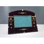 Hand-painted Art Nouveau glass frame—first half of the 20th century