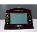 Hand-painted Art Nouveau glass frame—first half of the 20th century
