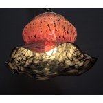 Italian pendant lamp - Mazzega - Italian speckled glass - Vintage from the 1970s
