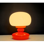 Designer opal glass table lamp by Stepan Tabery—Czechoslovakia, 1970s