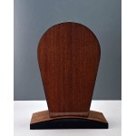 Triton quartz desk clock in a wooden case—1960s