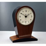 Triton quartz desk clock in a wooden case—1960s
