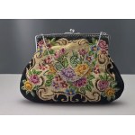 Original petit point tapestry handbag - Vintage from the 1960s