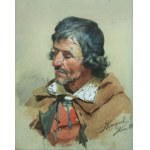 Jan Konopacki, Portrait of a Man, Rome, 1883