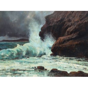 Czesław Borys Jankowski, Wzburzone morze, 1909 r.