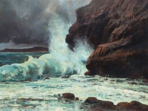 Czesław Borys Jankowski, Wzburzone morze, 1909 r.