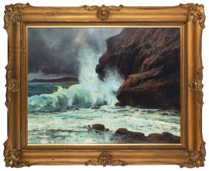 Czesław Borys Jankowski, Wzburzone morze, 1909 r.