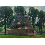 Stefan Frisch, Wooden Orthodox Church in Buskowisko, 1927